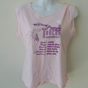 Disney Parks Pink Tinkerbell Shirt Size S